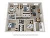 Aspire Lakewood |4x2 Vail Floor Plan | Lakewood, CO Apartments